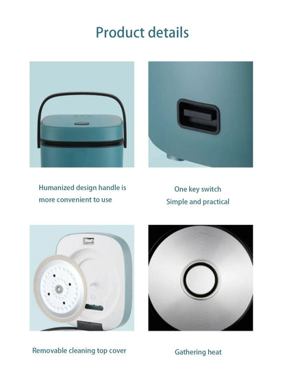 Mini Rice Cooker Automatic Household Kitchen Electric Cooking