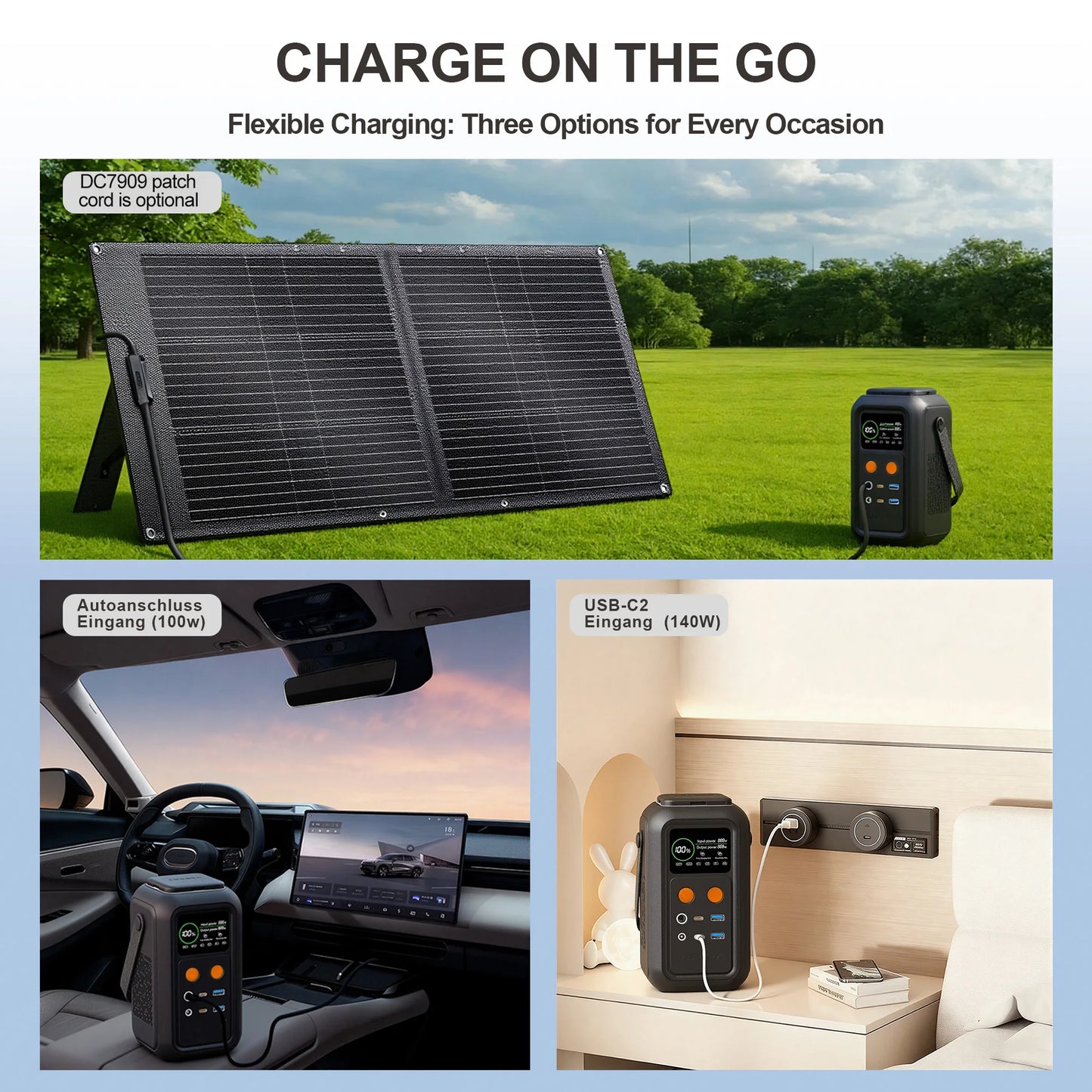 Solar Generator Portable Mobile Power Station Lifepo4 Battery