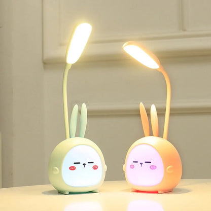 USB LED Desk Lamp Rabbit Light Cute Cartoon Lamp USB