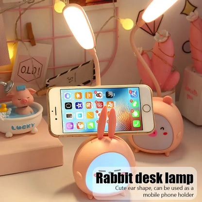 USB LED Desk Lamp Rabbit Light Cute Cartoon Lamp USB