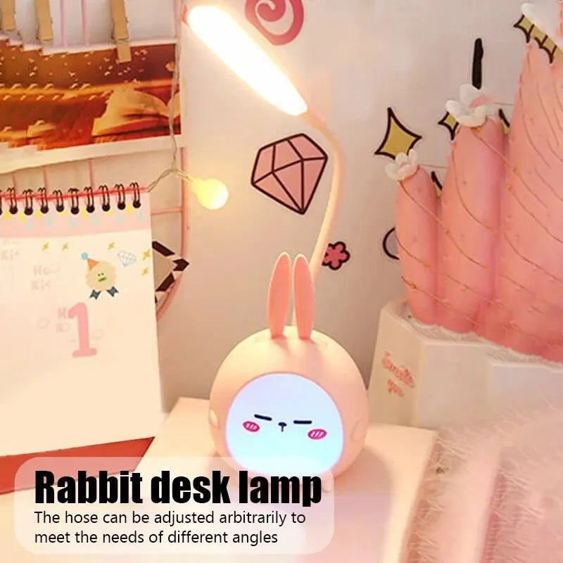 USB LED Desk Lamp Rabbit Light Cute Cartoon Lamp USB