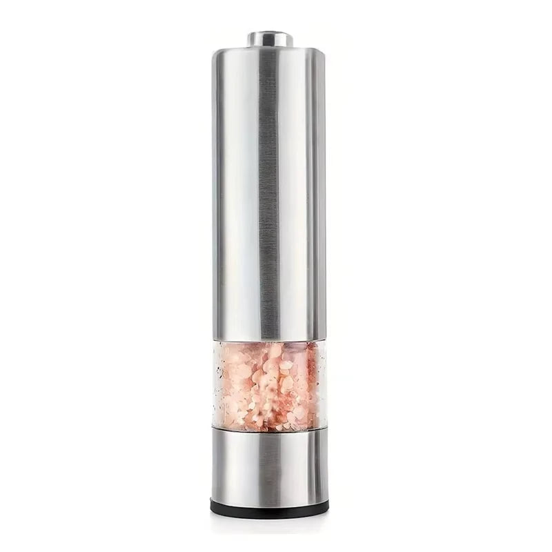 Stainless Steel Electric Pepper Grinder Spices Sea Salt Kitchen