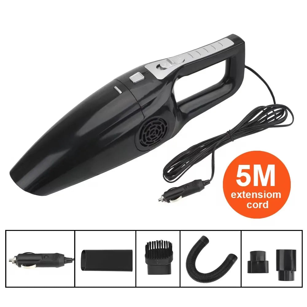 Portable Car Vacuum Cleaner High Suction Dry and Wet Dual-use