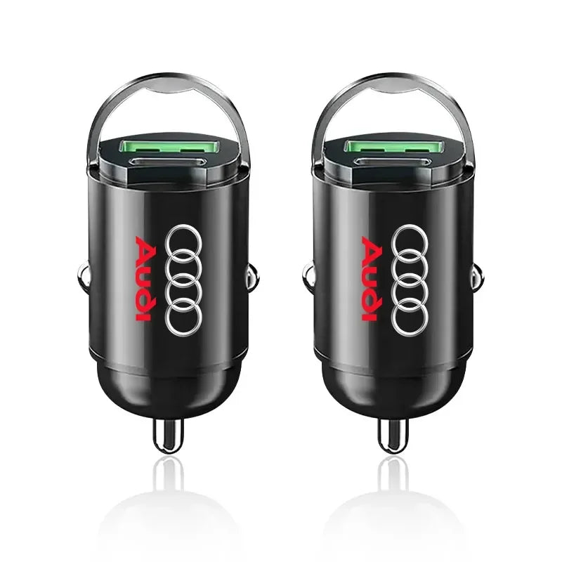 Car Charger USB Type-C Fast Charging Adapter Car Accessories