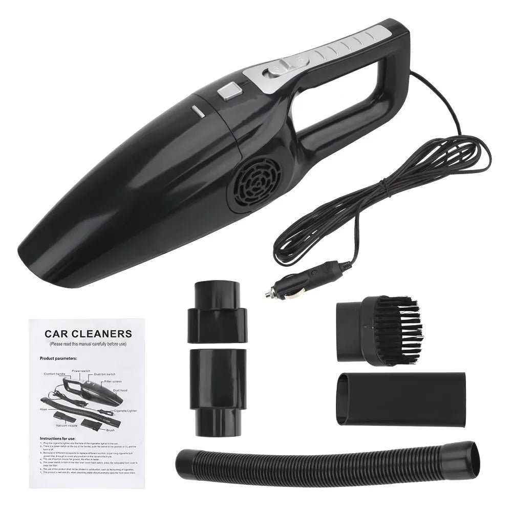 Portable Car Vacuum Cleaner High Suction Dry and Wet Dual-use