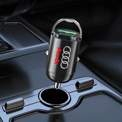 Car Charger USB Type-C Fast Charging Adapter Car Accessories
