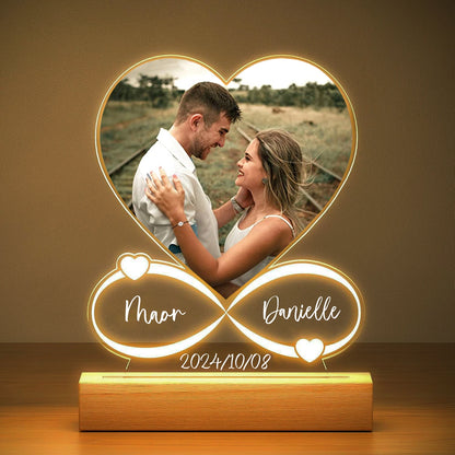 Anniversary Women Men Couples Gifts Custom Photo Love Frame