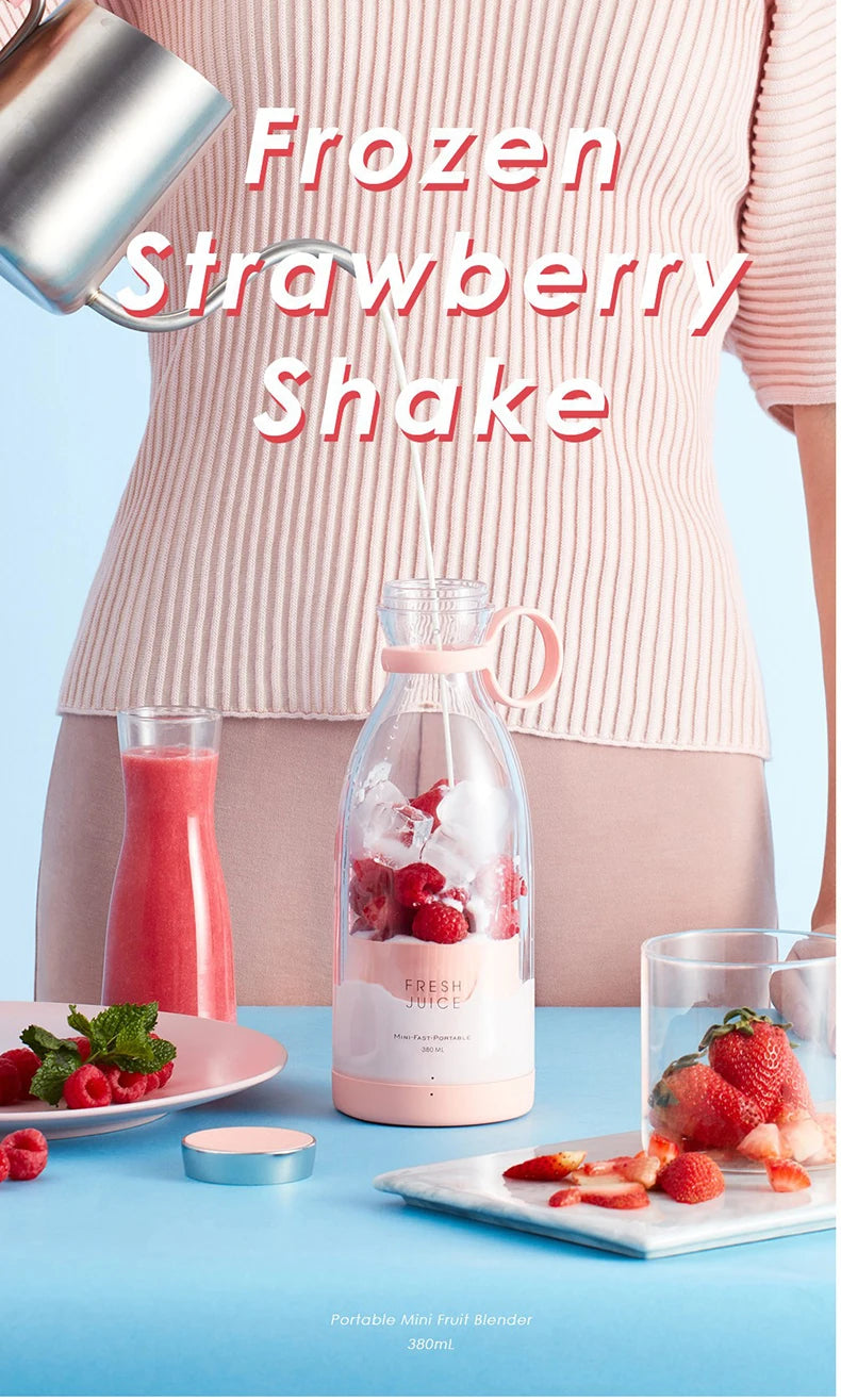 Mini Juicers Portable Electric Juicer Blender Usb Fruit Mixers