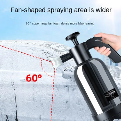 Hand Pump Foam Sprayer with 3 Types of Nozzle Hand Pneumatic