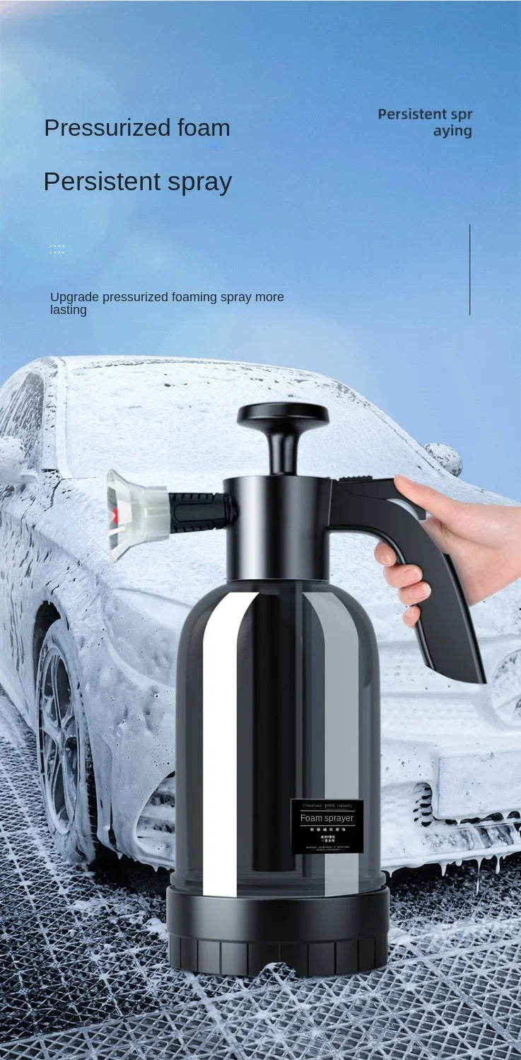 Hand Pump Foam Sprayer with 3 Types of Nozzle Hand Pneumatic