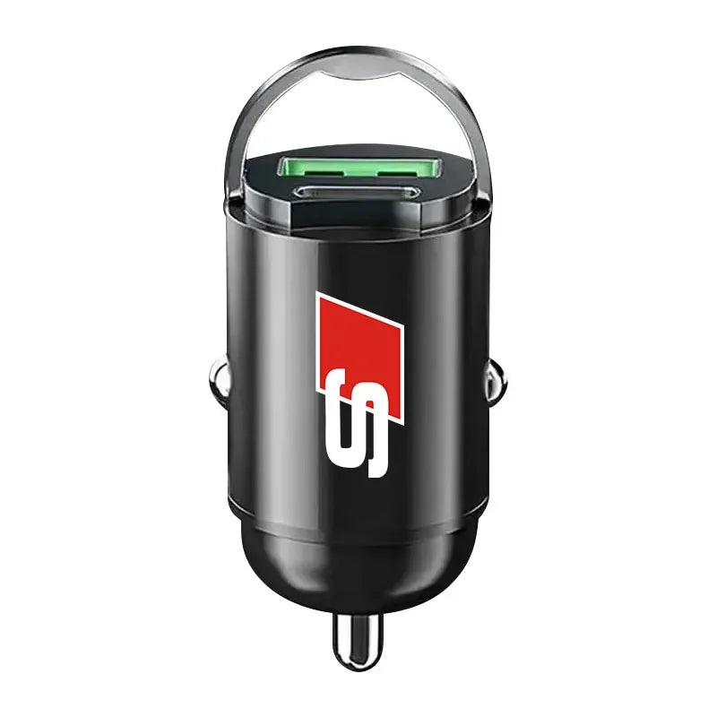 Car Charger USB Type-C Fast Charging Adapter Car Accessories