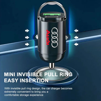 Car Charger USB Type-C Fast Charging Adapter Car Accessories