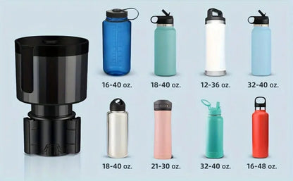 Upgraded Car Cup Holder Expander with Adjustable Base Stable