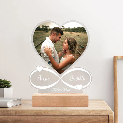 Anniversary Women Men Couples Gifts Custom Photo Love Frame