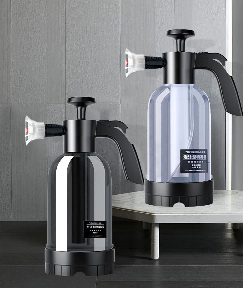 Hand Pump Foam Sprayer with 3 Types of Nozzle Hand Pneumatic