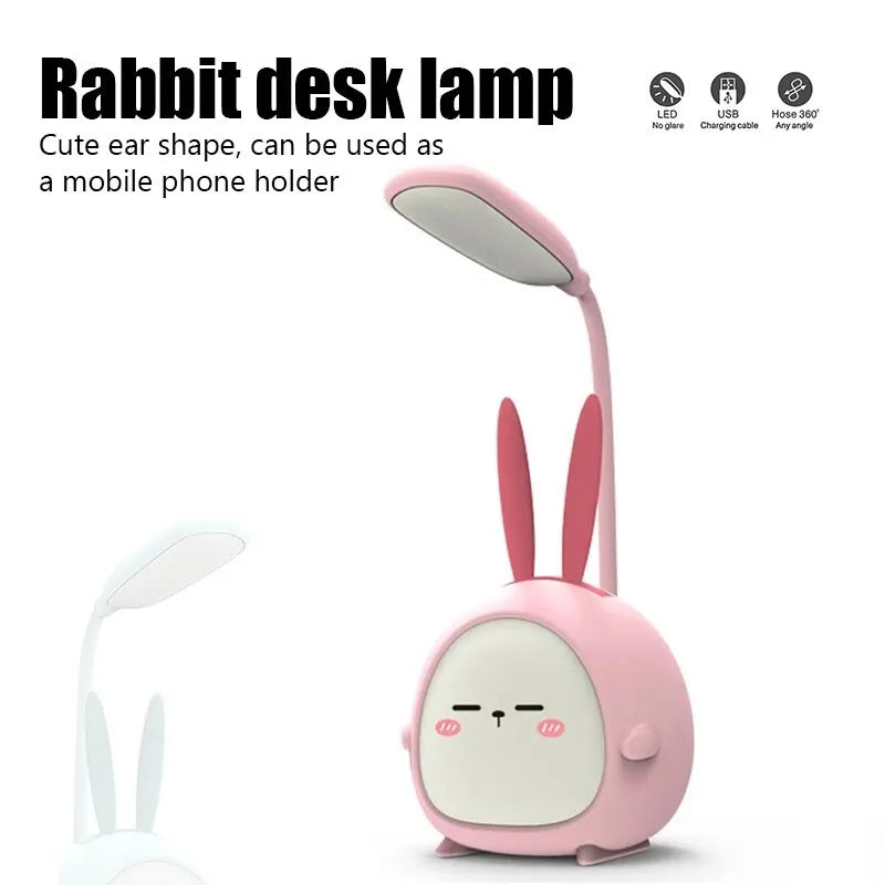 USB LED Desk Lamp Rabbit Light Cute Cartoon Lamp USB