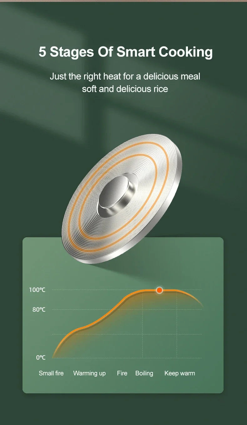 Mini Rice Cooker Automatic Household Kitchen Electric Cooking