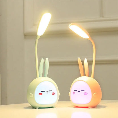 USB LED Desk Lamp Rabbit Light Cute Cartoon Lamp USB